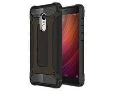 Shockproof Protective Armor Case for Xiaomi Redmi Note 4 & Note 4X - Black