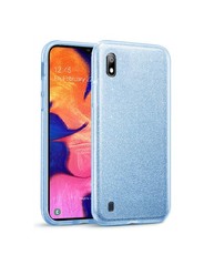 Tekron Glitter Sparkle Bling Protective Case For Samsung Galaxy A10 - Blue