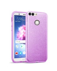 Tekron Protective Glitter Sparkle Bling Case for Huawei P Smart - Purple