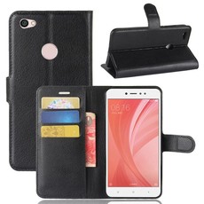 Tuff-Luv Xiaomi Redmi Note 5A Classic Wallet Card and Phone Holder - Black