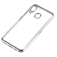 We Love Gadgets Samsung Galaxy A30 Transparent Cover Silver Bumper