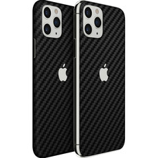 Wripwraps Black Carbon Fibre Skin for iPhone 11 Pro - Double Pack