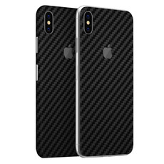 Wripwraps Black Carbon Fibre Skin for iPhone XS Max - Double Pack