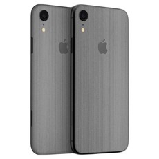 Wripwraps Brushed Metal Skin for iPhone XR - Double Pack