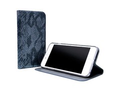 X-ONE Elegant Snake Pattern Phone Cover for iPhone 6 Plus - Metalic Blue
