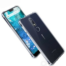 ZF Shockproof Clear Bumper Pouch for NOKIA 3.1