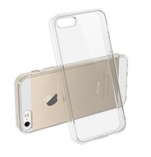 Apple iPhone SE Compatible Clear TPU Cover with Free Glass Protector