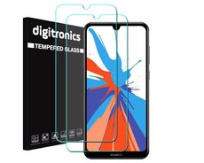 Digitronics Protective Tempered Glass for Huawei Y7 (2019) - Pack of 2