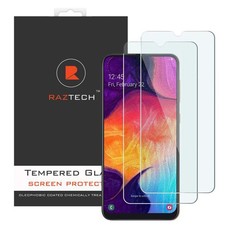 Raz Tech Tempered Glass for Samsung Galaxy A50 SM-A505F (Pack of 2)