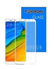 Tekron Full Cover 5D Tempered Glass Screen for Xiaomi Redmi 5 Plus - White