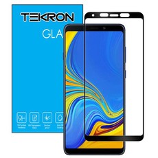Tekron Full Coverage Tempered Glass for Samsung Galaxy A9 (2018) - Black