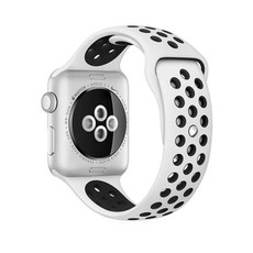 Killerdeals Silicone Strap for 38mm Apple Watch (S/M) - White and Black