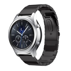 Killerdeals Stainless Steel Replacement Strap for Samsung Gear S2 - Black