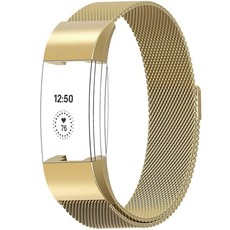 Milanese Loop for Fitbit Charge 2 - Gold (Size: M/L)