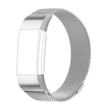 Milanese Loop for Fitbit Charge 2 - Silver (Size: M/L)