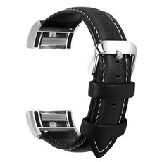 Zonabel Fitbit Charge 2 Leather Replacement Strap - Large