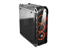Cougar Panzer-G Tempered Glass Gaming Case Red LED Fans