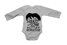 Handsome Little Monster - Halloween - LS - Baby Grow