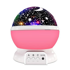 2-in-1 Galaxy Night Light & Projector with 360 Rotation & Multiple Colours