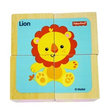 Fisher Price - Lion Block Puzzle - Turquoise