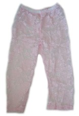 Baby Headbands Lace Leggings/Lace Pants - Baby Pink