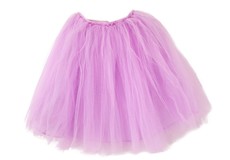 Long Fluffy Tulle Tutu Skirt in Color Lavender