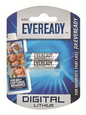 Eveready 1110165 Lithium AAA Batteries (Pack of 2)
