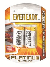 Eveready C Platinum Alkaline Batteries