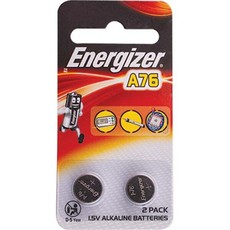 Energizer A76 Lr44 1.5V Alkaline Battery 2 Pack Coin