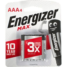 Energizer Max Aaa - 4 Pack