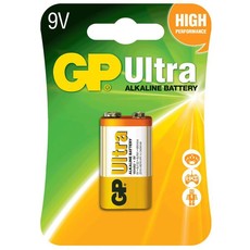 GP Batteries Ultra Alkaline 9V Single Card