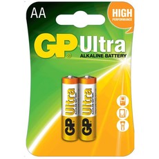 GP Batteries Ultra Alkaline AA Card of 2