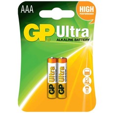 GP Batteries Ultra Alkaline AAA Card of 2