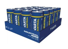 Varta Industrial Alakaline D size Batteries 20 Pack