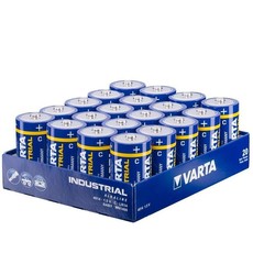 Varta Industrial Alkaline C size Batteries 20 Pack