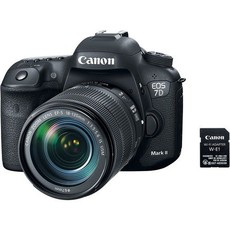 Canon 7D MK II with 18-135mm Lens WiFi Bundle - Black