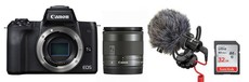 Canon EOS M50 24MP Mirrorless Vlogger Value Bundle
