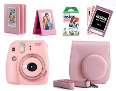 Fujifilm Instax Mini 9 Clear Value Bundle - Pink