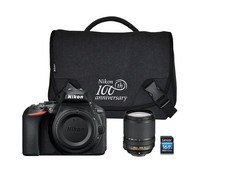 Nikon D5600 24.2MP DSLR with 18-140mm F3.5-5.6G AF-S ED VR Lens