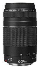 Canon EF 75 - 300mm f4.0-5.6 III Lens
