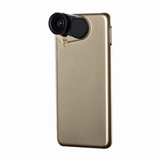 Snapfun Protective Case & Wide Angle, Macro Lenses for HUAWEI H20 - Gold