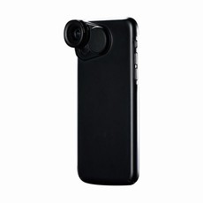 Snapfun Protective Case Plus Wide Angle & Macro Lenses for Iphone X - Black