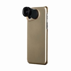 Snapfun Protective Case Plus Wide Angle & Macro Lenses for Iphone X - Gold
