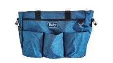 Baby Nappy & Bottle Bag - Navy