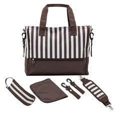 Baby Nappy Changing Bags Set - Coffee (Set of 5)