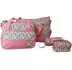 Gggles 5 Piece Nappy Bag - Pink