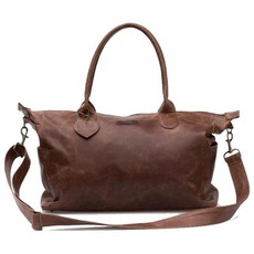 Mally Classic Leather Baby Bag - Brown