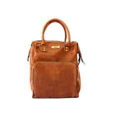 Mally Leather Bags Bambino Baby Backpack - Toffee