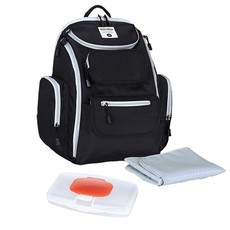 Multi-functional Diaper Backpack - Black