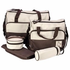 Optic 5 in 1 Multi - Functional diaper backpack - brown